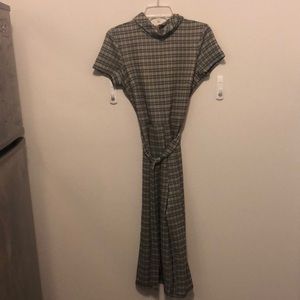 Teal and grey romper